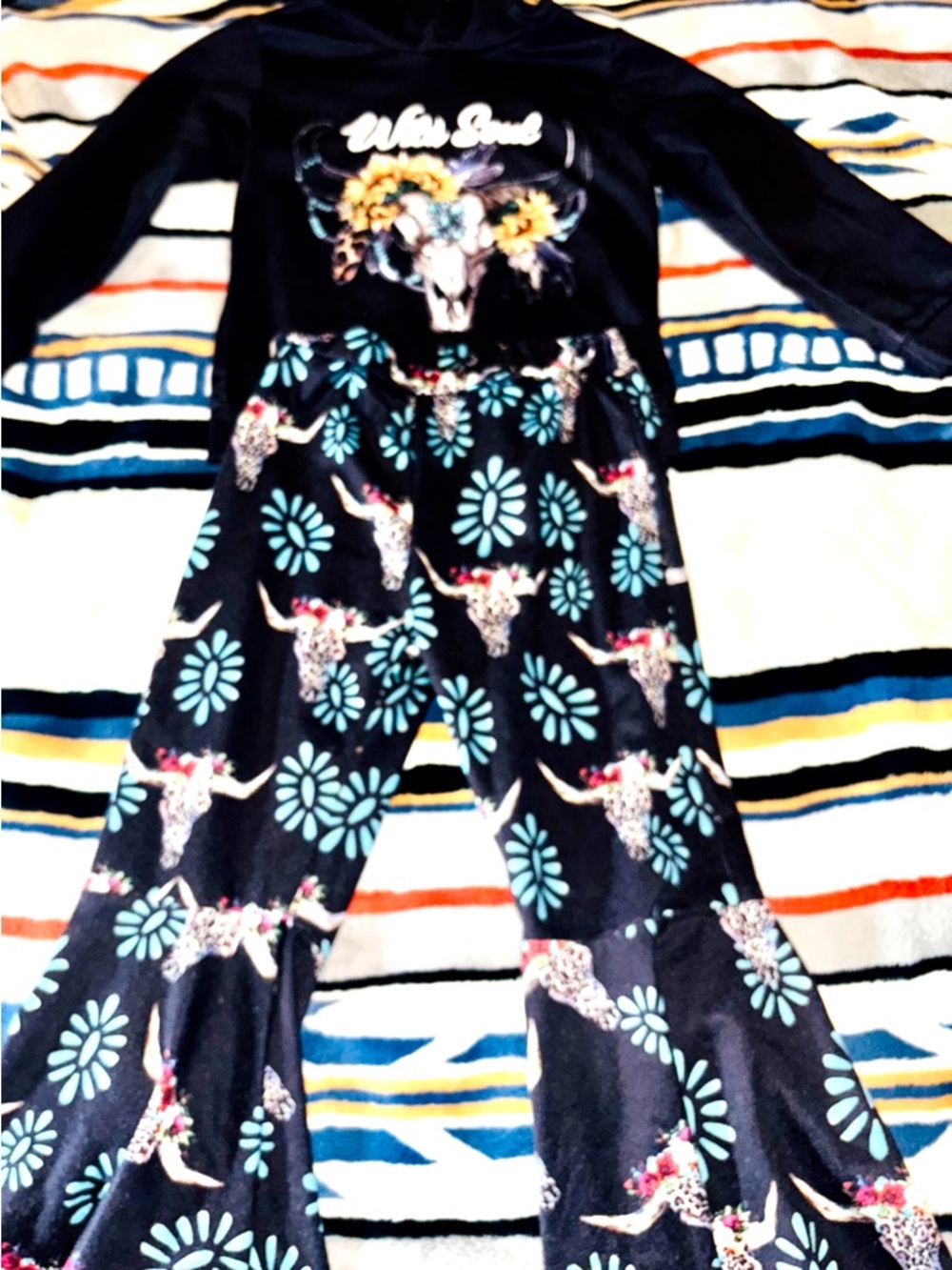 Girls western boho outfit